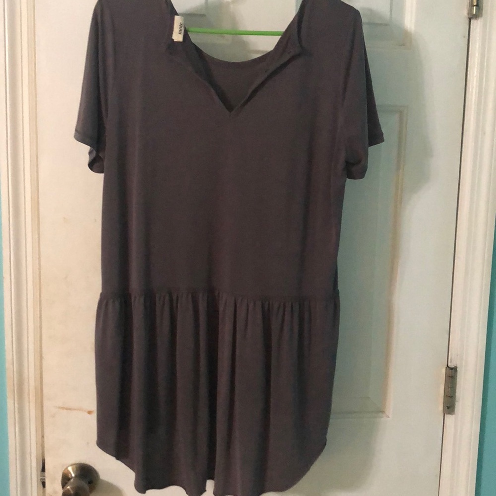 Gray blouse